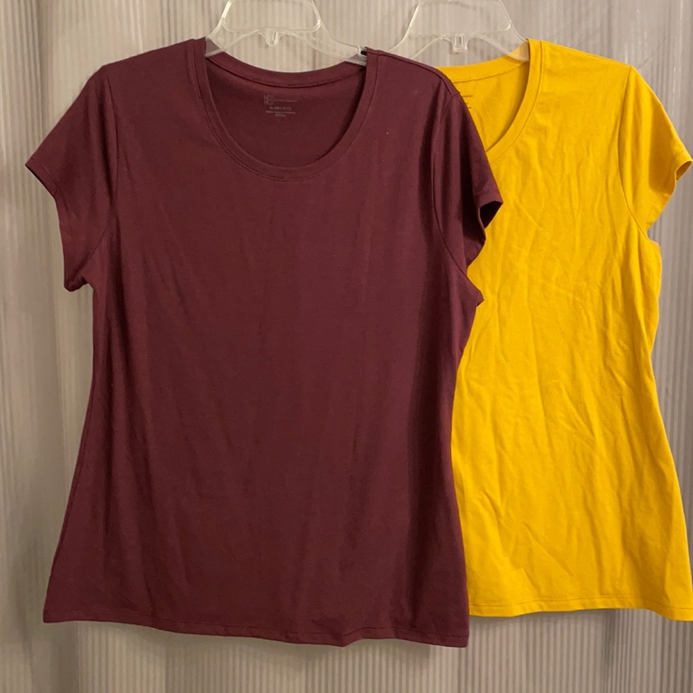 2 tops maroon tops brand new